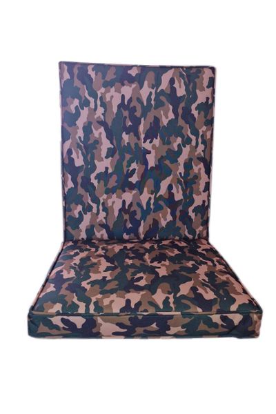 Seated by Jenkie Red &amp;Grey Morris Chair Cushion (110 X 50CM)