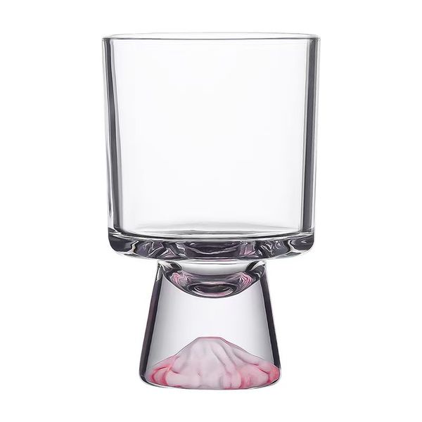 Guan Shan Mount Fuji Glass Cup - High-Value, Light Luxury Wine Glass,