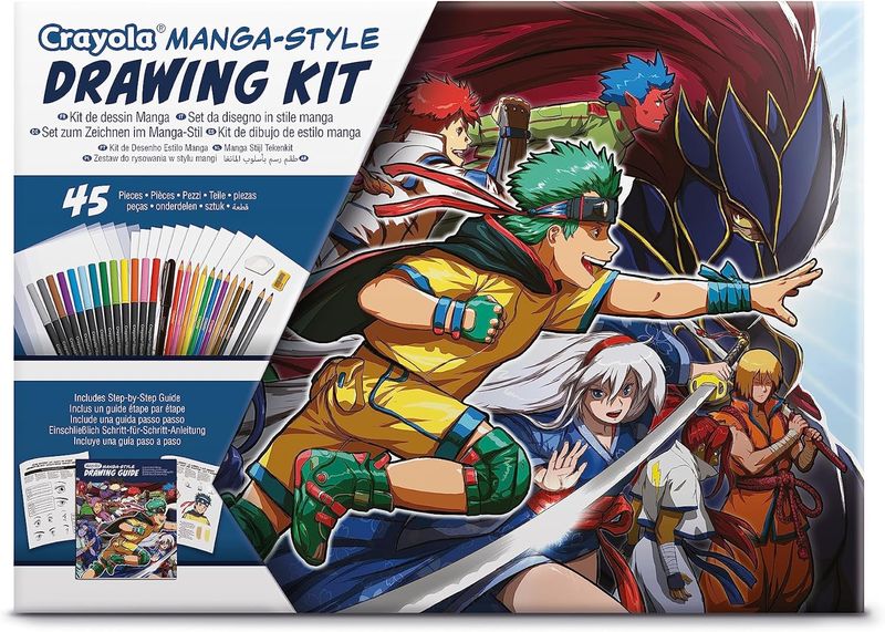 Crayola Learn To Draw Anime Manga Kit