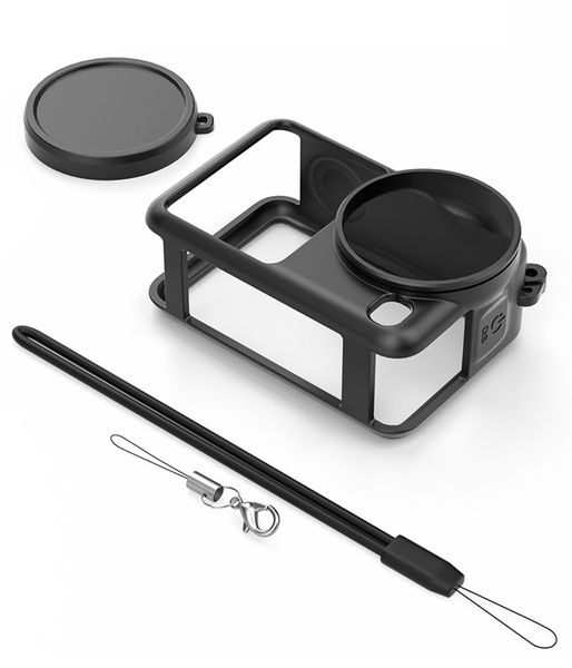 Silicone Protective Case Compatible with DJI Osmo Action 6 with Lens Cover