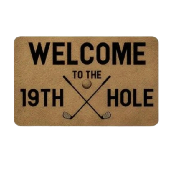 Golf Door Mat- 19th Hole