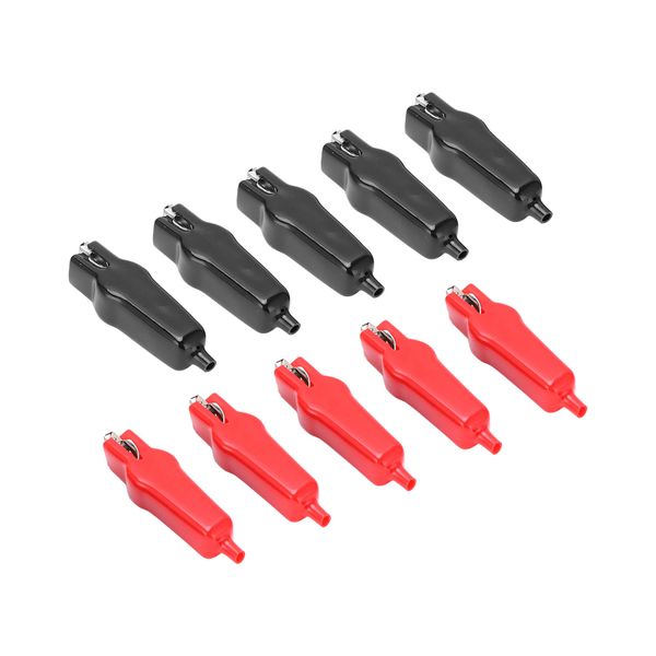 Insulated Spring Test Clip, 20A Crocodile Clamp for Battery Power