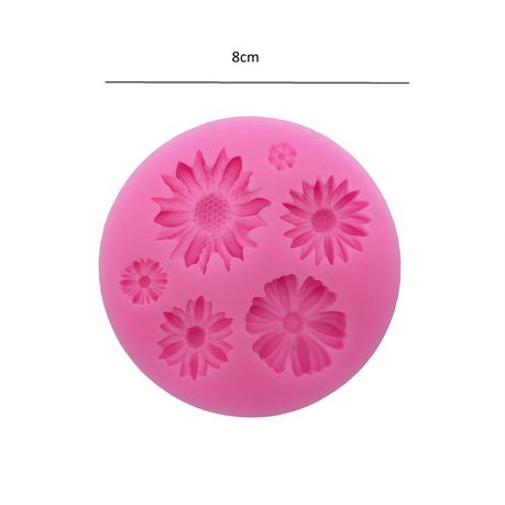 Small Flowers Silicone Mold | Cute Floral Resin, Fondant Mould