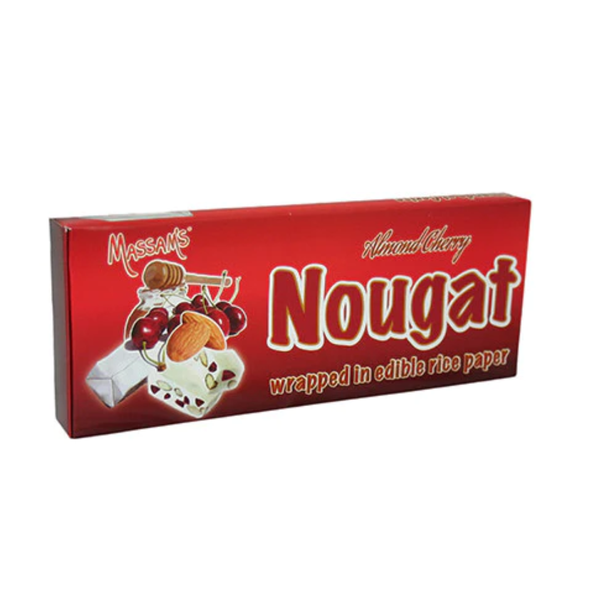 Massam's Almond Cherry Nougat Gift Box 150g x 4