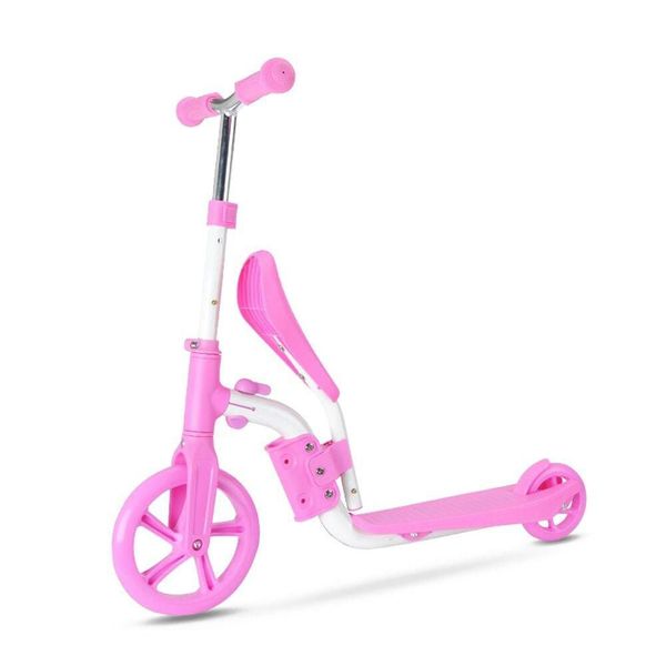 Pink 2 -in 1 Scooter