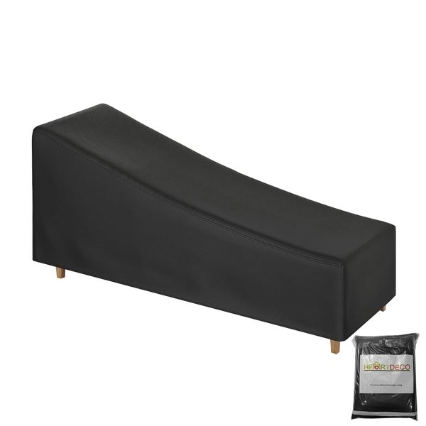 Heartdeco Large 420D Oxford Cloth Chair Covers for Beach Chair -XL