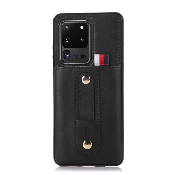 Ring Phone Leather Case Compatible with Samsung Galaxy S20 Ultra