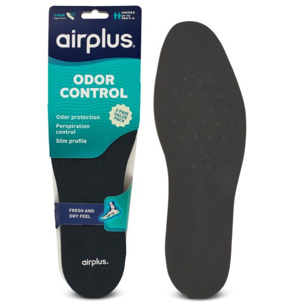 Airplus Air Odor Control Insoles with Moisture Control - 2 Pack