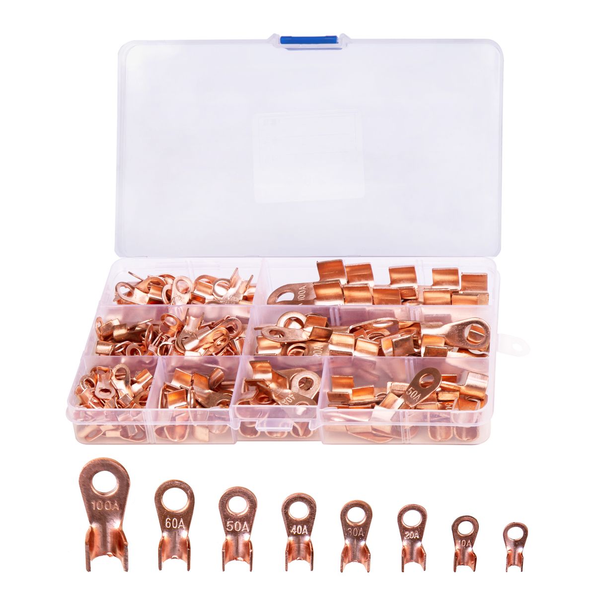 185 Piece Open Barrel Copper Wire Lugs Battery Cable Ends | Shop Today ...