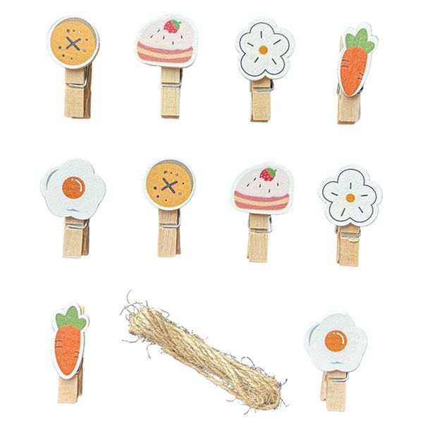 Fruits Lovely Wood Pegs - 35x7mm