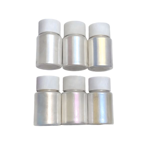 6 Colours Chameleon Chrome Nail Powder Set