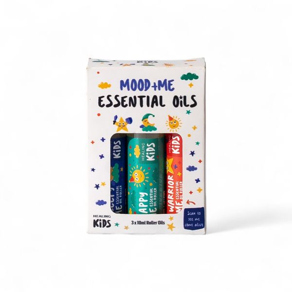 Healing Kids Mood Me Interactive AR Essential Oil Roller 10ml- Set of 3
