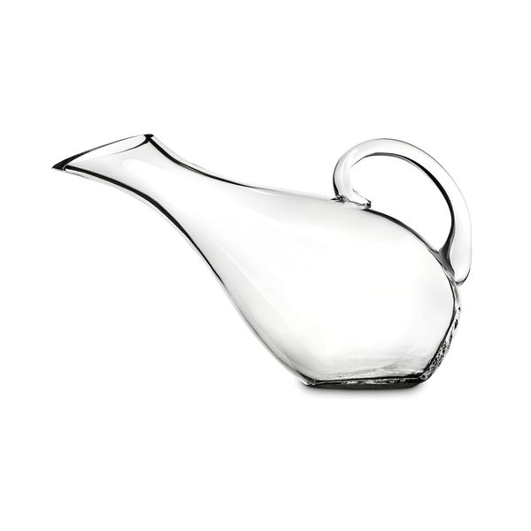 Angled Glass Wine Duck Decanter