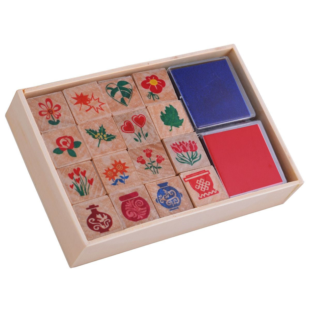 Marco Kids Small Stamp set - Floaral (Size: H 9cm X L 3cm X W 13cm ...