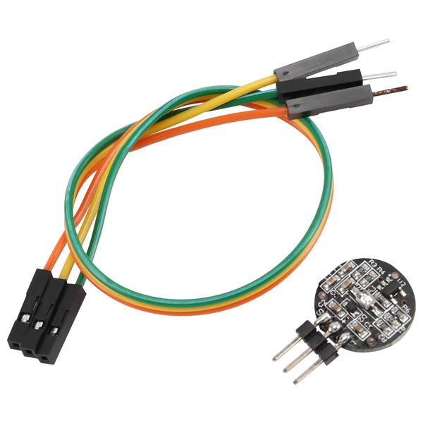 Pulse Sensor Heart Rate Sensor Heart Beat PulseSensor,black&amp;red