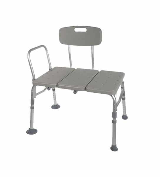 Shower Chair Bench with One Side Handle &amp; Backrest