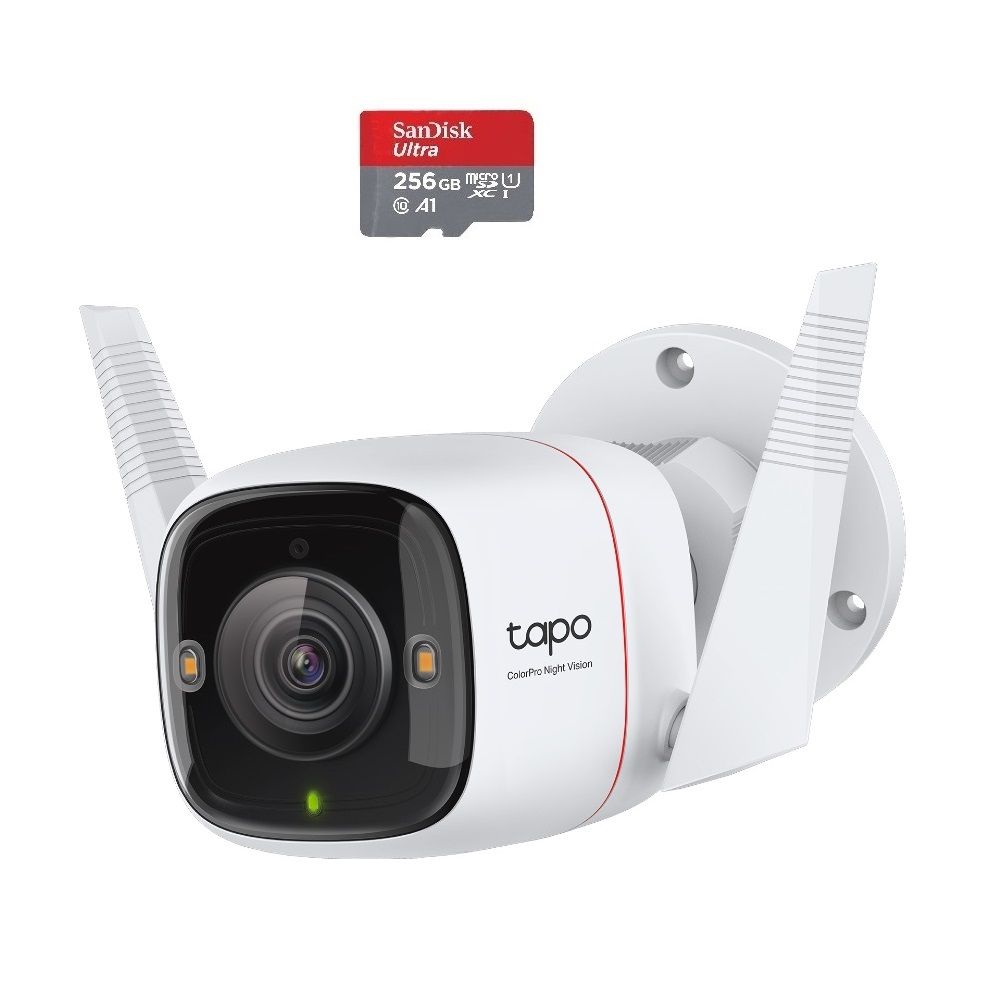 TPLink TAPO C325WB Outdoor Security WiFi Camera With 256GB MicroSD