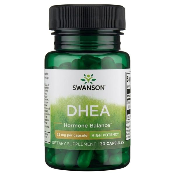 Swanson DHEA, High Potency 25 mg - 30 Capsules