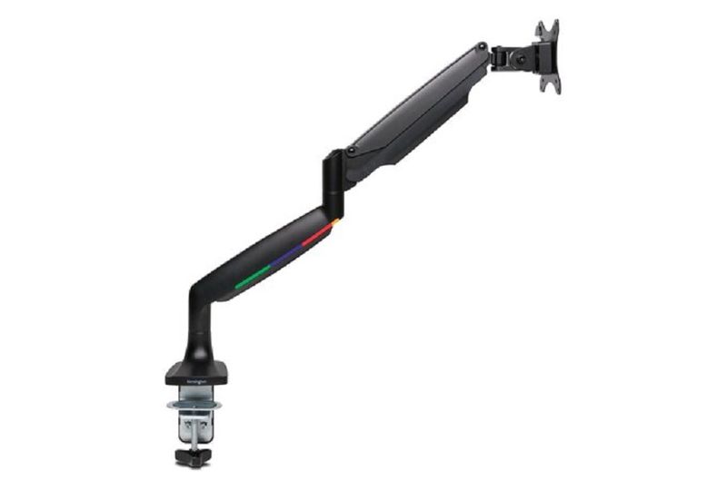 Kensington SmartFit One -Touch Height Adjustable Single Monitor Arm - Black (Holds up to 1 x 34" Monitor