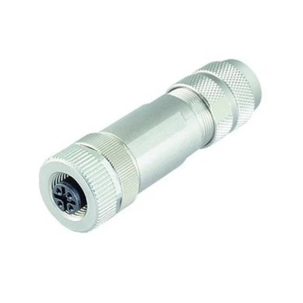 99-1438-810-05 - M12 B-Coded 5-Pin Female Connector, Shielded, IP67