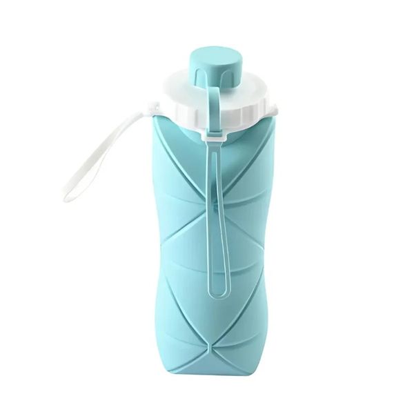 Foldable Silicone Water Bottle - Blue.MTX11 2 Pack