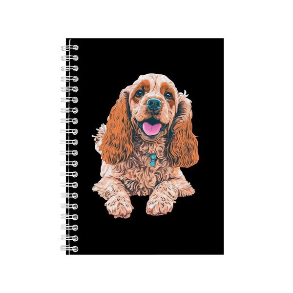 Cocker Spaniel A5 Notebook Spiral Lined Trendy Notepad Dog Idea 332