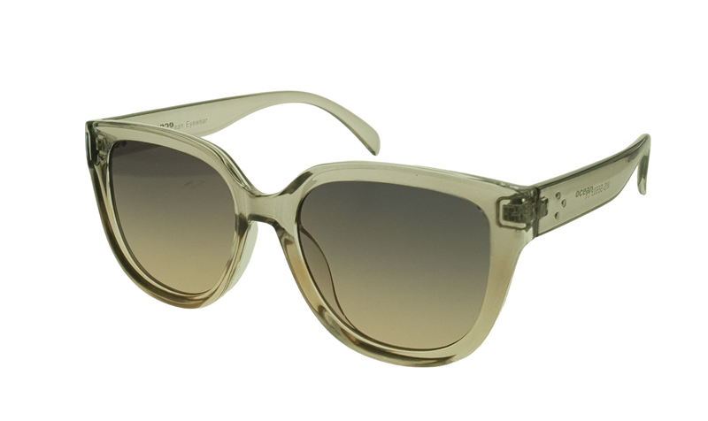Ocean Eyewear - Fashion Sunglasses - Crystal Frame with Gradient Lens
