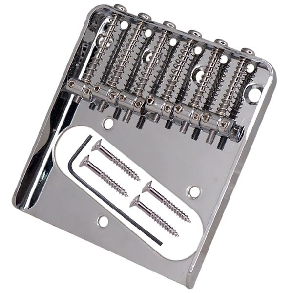 6 Saddle Bridge String Behind the Bottom for Telecaster Electric Guitar Rep