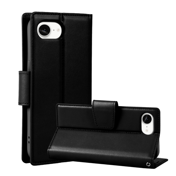Hanman Flip Case Compatible with iPhone 17e Classic Leather Wallet Cover