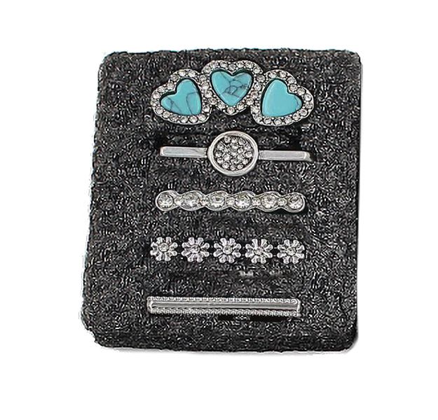 Women's Decorative Smartwatch Band Decors Watch Ornament Watchband Ring Loops - 5 Piece