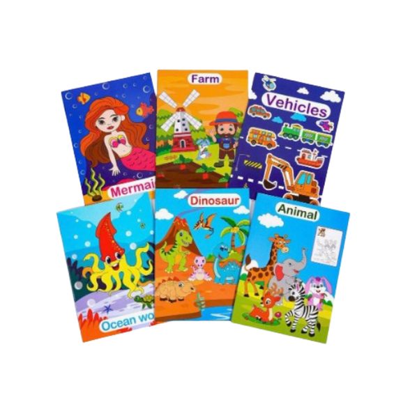 Coloring Books Set of 6