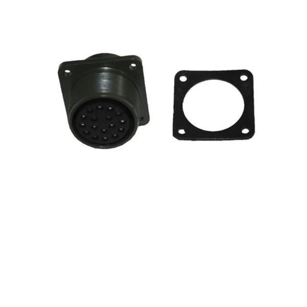 XY3102A-20-29S MIL-5015 Square Flange Receptacle 17-Socket