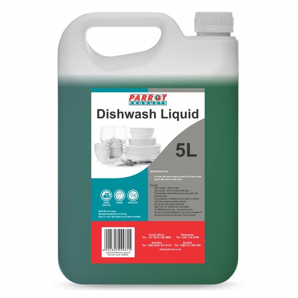 Parrot Products Dishwashing Liquid 5 Litre