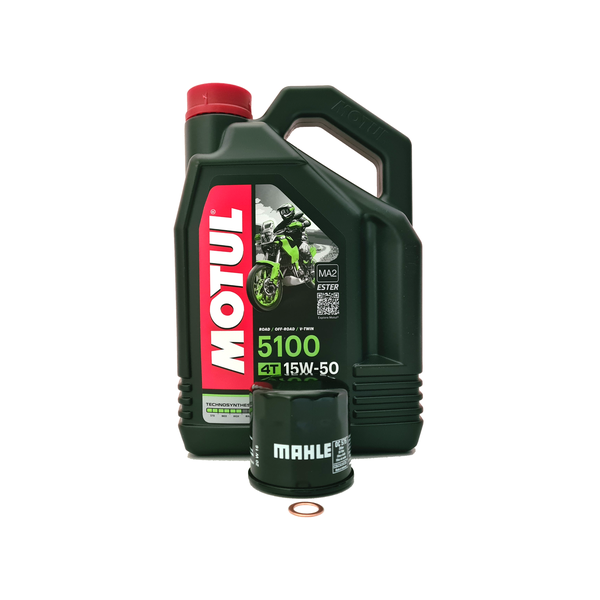 Honda Oil Service Kitt with Motul 5100 15W50 oil
