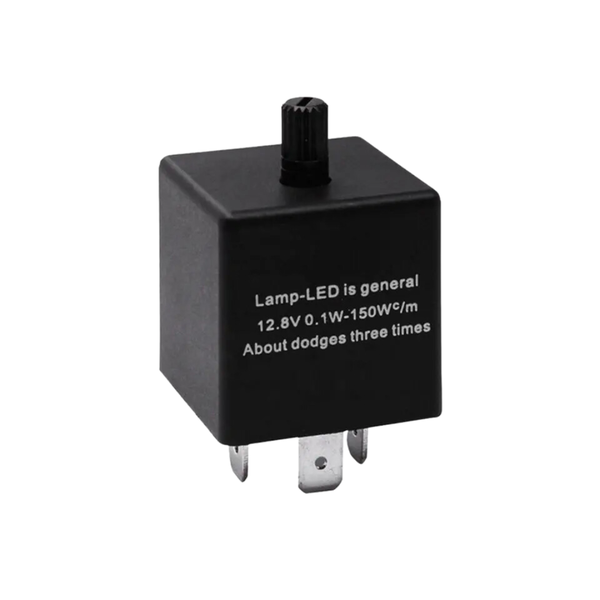 KR Universal Motorcycle 3 Pin LED Indicator Flasher Relay (12V)