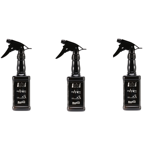 650Ml Hairdressing Spray Bottle Salon Barber Hair Tools Black