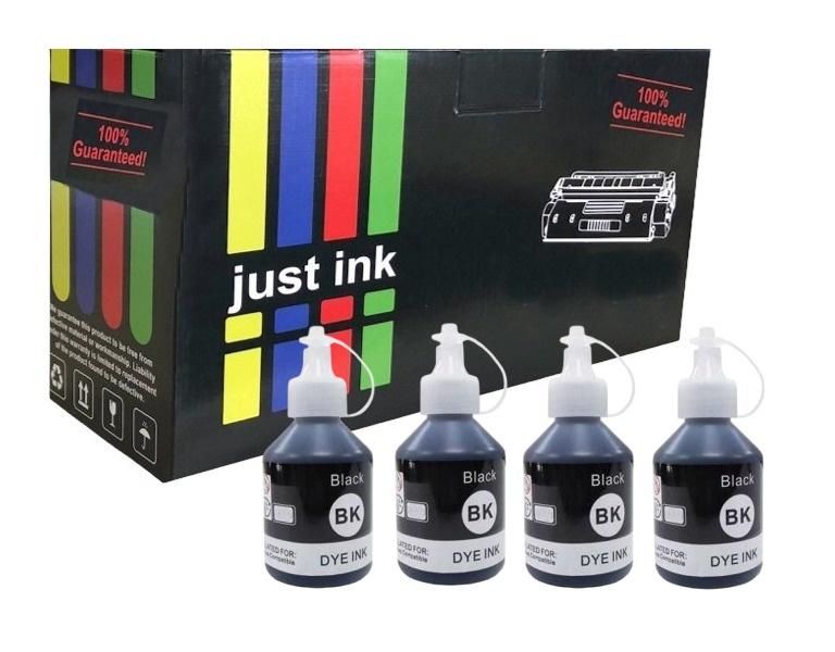 Compatible Brother BT60 / BT6000 / 6000 CISS Black Ink Bottles x 4