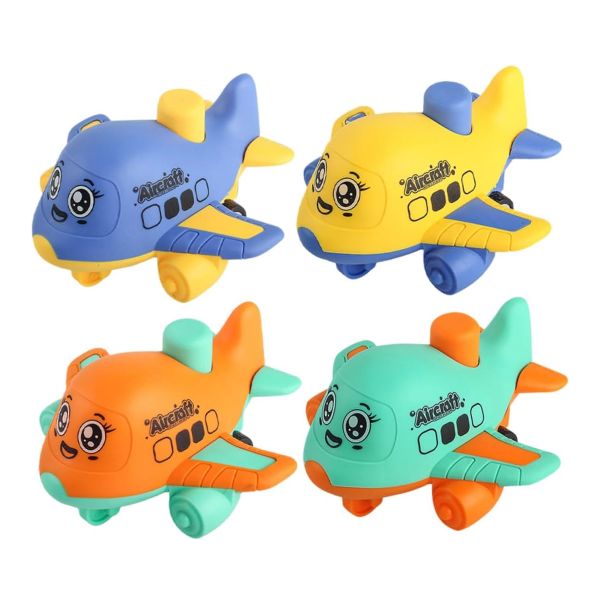 Aircraft toys that auto move forward after pressing, Airplane Toys 4 pack