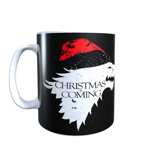 Christmas is Coming (White) - Game of Thrones Christmas Coffee Mug