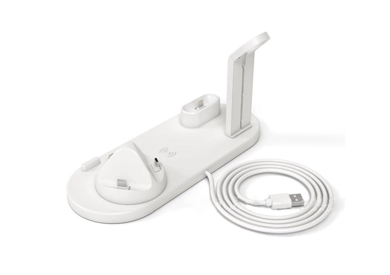 4 in 1 Charger for Watch, Earphones, Type C, Lightning &amp; Wireless Charging