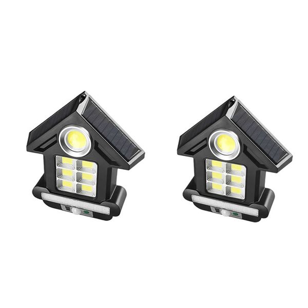 Set Of 2 Motion Sensor Solar Powered Outdoor Light AD-162