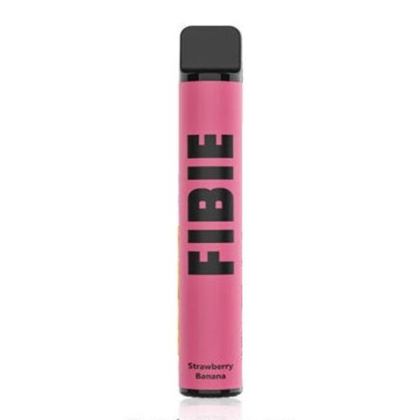 FIBIE Rechargeable Strawberry Banana 800 Puffs Disposable Vape Pod 50mg