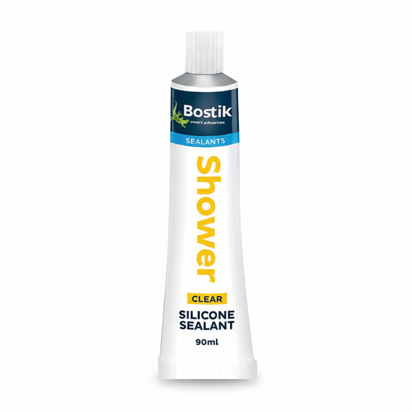 Bostik Clear Silicone Sealant for Showers and Bathrooms 90ml
