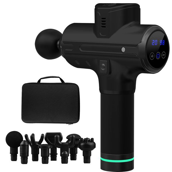 Massage Gun - Deep Tissue - Commercial Grade with 8 Interchangeable Heads