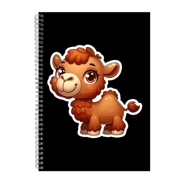 Camel A4 Notebook Spiral Lined Trendy Notepad Animal Idea 322