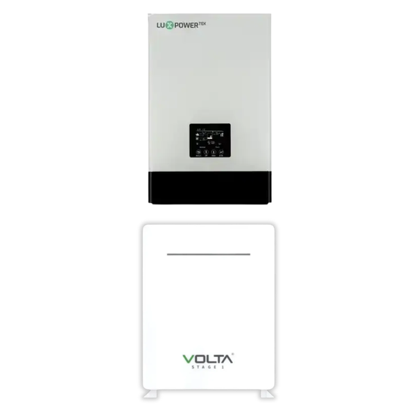 Luxpower SNA6000 Hybrid Inverter &amp; Volta 5.12KW Lithium Battery (New Gen)