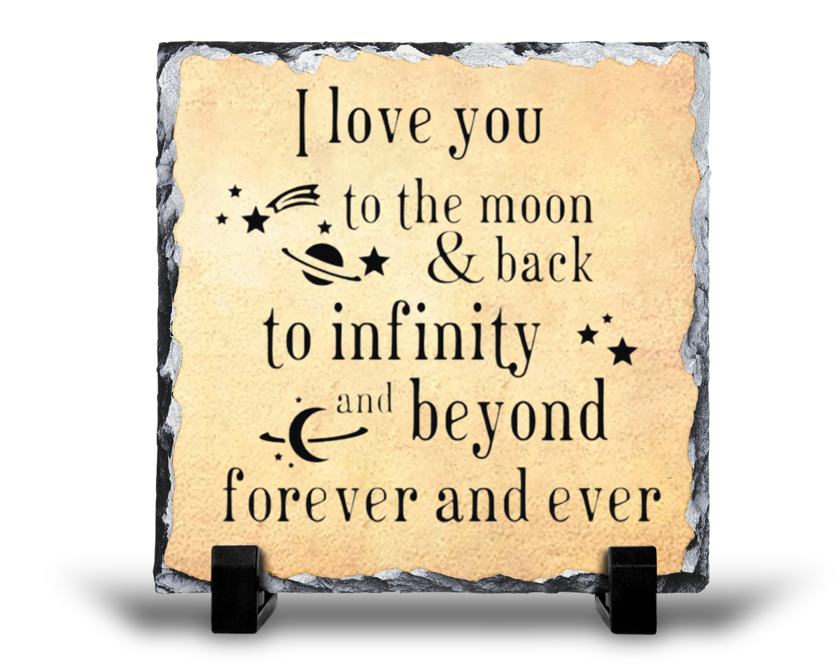 Infinity Anniversary Gift Novelty Rock Slate Shop Today. Get it