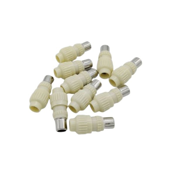 TV RF Connector Pin Hole Antennas Coaxial Cable-100Pcs