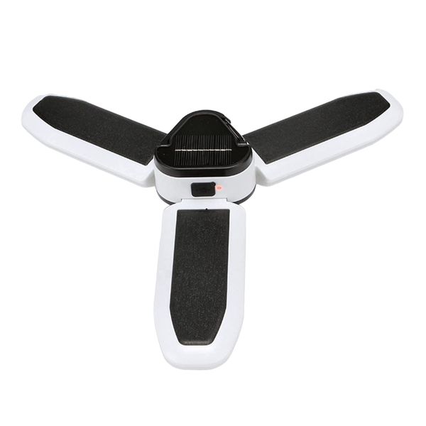 LED Solar Powered Folding Lamp with USB Port To Charge Phones