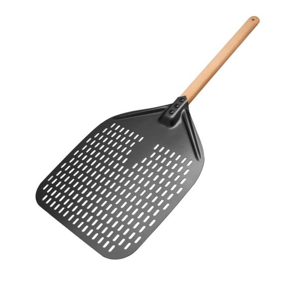 Perforated Pizza Shovel,Rectangular With Detachable,For 12-Inch Pizza